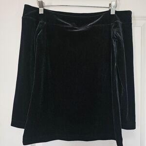 Ann Taylor Velvet Off Shoulder Top